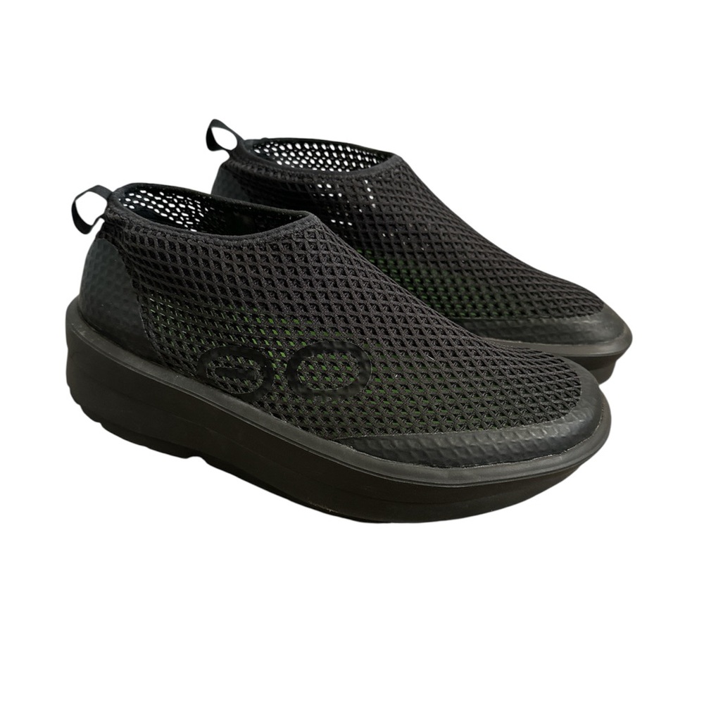 Oofos OOmega Chukka Womens Size 9.5 Black Casual Walking Slip On Recovery Shoes
